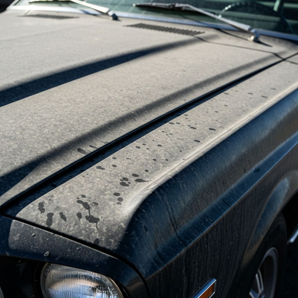 Car before professional detailing